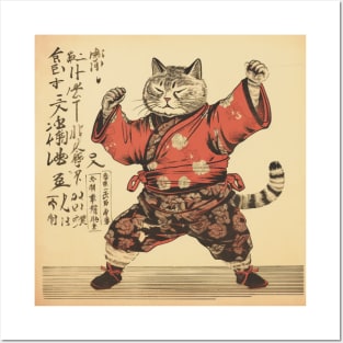 Edo cat Posters and Art
